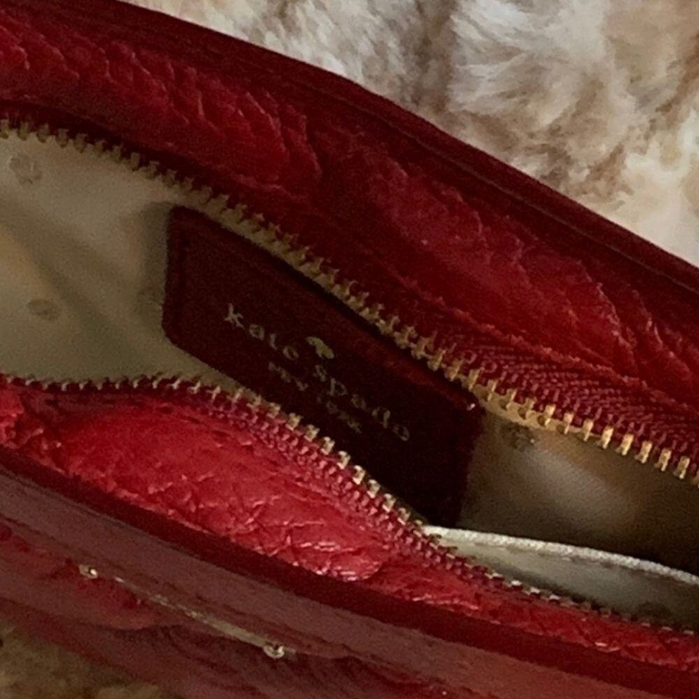 Kate Spade • Quilted Wristlet, Red - Picture 3 of 3